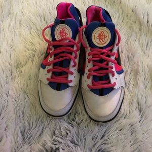 huarache kids 7 Pink Blue And White